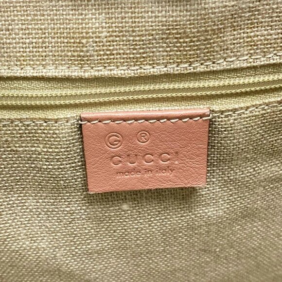 Auth GUCCI Micro Guccissima 449647 Pink Leather Tote Bag - Picture 7 of 16